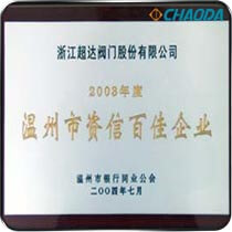 2003年度温州市资信百佳企业