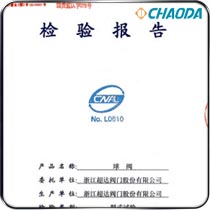 球阀检验报告