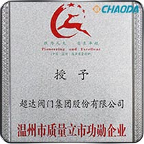 温州市质量立市功勋企业