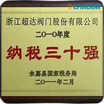 2010年度永嘉县纳税三十强