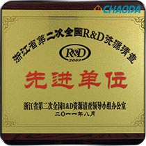 浙江省第二次全国R&D资源清查先进单位