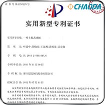 新型专利-一种上装式球阀