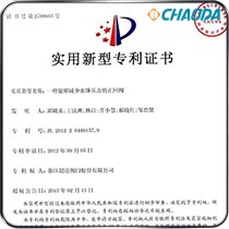新型专利-一种能够减少水锤压力的止回阀