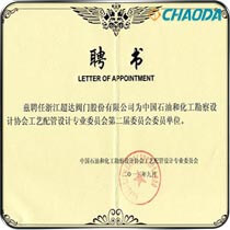 中国石油和化工勘察设计协会工艺配管设计专业委员会委员单位聘书